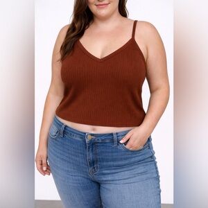 American Eagle Ribbed Knit Tank - XXL